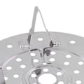 Miniatyrbillede 3 af 8: Rustfrit Stål Varmebestandig Dampkurv Tripod Design Non Stick Rack til Mad Kage (19CM)