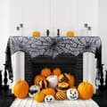 Halloween Dekoration Halloween Sort Blonde Spindelvæv Pejs Kappe