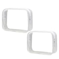 Miniatyrbild 1 av 5: Transparent Sminkväskor, 2-pack Toalettsaker Väskor i 2 Storlekar Transparenta Toalettsaker Väskor för Resor, Transparent Kosmetisk Väska Flygplats Handbagage Transparent Godkänd Väska