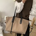 Miniatyrbillede 4 af 5: Dametasker Mode Stor Kapacitet Rummelig Taske Kvinders Crossbody Pung Mode Håndtaske Top Hånd Satchel