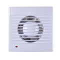 Miniatyrbillede 2 af 2: Udstødningsventilator, 110V Væghængt Enhastighedsindstilling Lukker Ventilerende Udstødningsventilator til Badeværelse