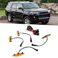 Miniatyrbillede 7 af 7: 4 stk. LED Forlygtegitterlys med ledningsnetssæt passer til Toyota 4Runner 2014‑2019