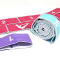 Miniatyrbild 3 av 5: Yoga Stretch-band med 9 flexibla öglor, tjock träningsband, gravitationsfitness, stretchband - dansyoga, hjälpband för stretch, elastiskt