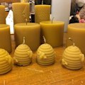 Miniatyrbillede 3 af 5: 3D Bi-Honningkage Lysforme Bihive Silikonform Til