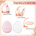 Miniatyrbild 4 av 6: Luftkudde Mini Finger Puderpuff Puder för Concealer Tårkanaler Ärr