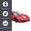 Pikkukuva 2 / 4: Bburago 1:24 urheiluauto kilpa-auton malli simuloitu seos poikien Ferrari-lelu red