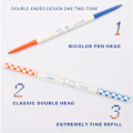 Miniatyrbild 7 av 8: Långvarig Eyelinerpennor Set Vattentät Eyelinerpenna, Svart Ögonmakeup Brun Ögonbrynspenna Långvarig Smudge Proof Eyelinerstämpelverktyg Ögonbryn
