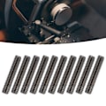 Miniatyrbilde 1 av 8: 4808 Serie M4 Rustfritt Stål Gjengede Stenger Slitesterk Holdbar Høy Hardhet Stang Bar Studs4808-0004-0020