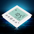Miniatyrbild 1 av 4: LCD Digital Golvvärme Programmerbar Termostat Temperaturregulator Vit Bakgrundsbelysning