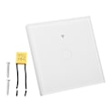 Miniatyrbild 2 av 8: WiFi RF Ljusströmbrytare Touchkontroll Vattentät Glaspanel Stöd för Röststyrning Smart Väggströmbrytare 10A AC80‑260V