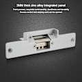 Miniatyrbild 4 av 8: Elektrisk Dörrlås med 250 kg Tryckstyrka, Zink-Legering Kropp för Dörråtkomstkontrollsystem DC 12V120mA NO: Ström På för Upplåsning
