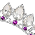Miniatyrbillede 3 af 5: Krone Tiara til Kvinder Piger Prinsesse Dronning Hårbånd til Kvinder Dekoration
