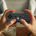 Miniatyrbild 3 av 4: PS3 Bluetooth trådlös vibrationskontroll för PS3-spel black