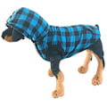 Miniatyrbillede 5 af 5: Aftagelig hætte tykkere kæledyrs hundetøj efterår og vintertartan kæledyrs sweater