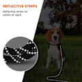 Miniatyrbilde 5 av 5: Lang line for hundetrening - Refleksjonsbånd i nylon, sjekktau for hunder på tur, camping