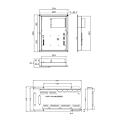 Miniatyrbillede 5 af 7: M650 1024*600 10,2 tommer Display Skæremaskine CNC Controller System Støtter Multi-proces