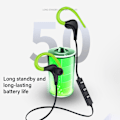Pikkukuva 2 / 5: Langattomat Bluetooth-urheilukuulokkeet Stereo-nappikuulokkeet niskapannalla ja mikrofonilla