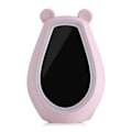 Miniatyrbillede 2 af 3: Digital Spejl Vækkeur Bluetooth Forbindelse Soveværelse Natlys LED Lampe USB Opladning Pink