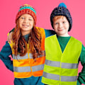 Miniatyrbillede 3 af 8: 2 stk Sikkerhedsveste Bulkpak - Reflekterende Høj Synlighed, Børn, Mesh