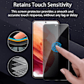 Pikkukuva 4 / 5: 2 PACK - Yksityisyys Näytönsuoja Samsung Galaxy S22 PLUS 5G (6.6 Tuumaa), Privacy Screen Protector