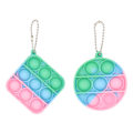 Miniatyrbild 1 av 5: Mini Pop Leksak, Nyckelring Pop-Bubbla Sensorisk Leksak, för Barn Vuxna (2-pack)