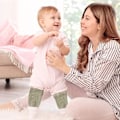Pikkukuva 5 / 5: 2 Paria Liukumattomat Vauvan Sukat Setti Unisex ja Vauvan Ryömintä Liukumattomat Polvisuojat