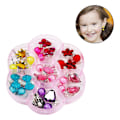 Miniatyrbilde 2 av 8: 7 Par Clip-on Ørepynt for Jenter, Uten Hull, Klesopp, Late Som Prinsesse, Smykker Tilbehør for Jenter