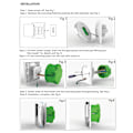 Miniatyrbilde 7 av 8: Smart Termostat 1 Uke Programmerbar LED-Skjerm Innsenkbar Rektangulær Base Digital Termostat AC95‑240V for Kjelvarmeanlegg Svart