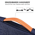 Miniatyrbillede 3 af 4: 13 tommer laptop taske sleeve til 2018-2022 MacBook Air 13 M1 M2, 2016-2022 MacBook Pro 13 M1 M2, 12.3 Surface Pro X/8/7/6/5, Dell XPS 13, HP Envy 13,