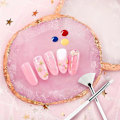 Miniatyrbild 6 av 6: 21-dels Nagelkonstborste Set Nagelkonstverktyg Resinpalett Nagelkonstmålning