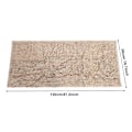 Miniatyrbillede 1 af 2: Chenille Anti-slip Vandabsorberende Skridsikker Måtte Badeværelse Stue (Kamel)