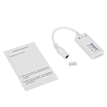 Miniatyrbilde 2 av 3: Mini Bluetooth Wifi LED-kontroller DC12-24V Fjernkontroll Smarttelefonstyrt for RGBW-stripe