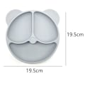 Miniatyrbilde 2 av 5: Barnevennlig silikon middagstallerken, separate babymattilbehør
