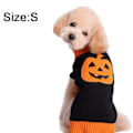 Miniatyrbild 2 av 6: Huvudskalle Pumpa Halloween Husdjurströja Husdjursdräkt Hunddräkt Stor Hunddräkt