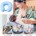 Pikkukuva 4 / 5: Imetystyynynpäällinen imetystyynyn tukipaikannus nojatuolin päällinen pojille ja tytöille