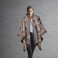 Miniatyrbillede 3 af 5: 1 Efterårs/vinter leopard print kappe tørklæde imitation cashmere split kappe tørklæde
