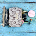 Miniatyrbillede 2 af 5: Sjove Canvas Makeuptasker til Kvinder og Piger Rummelig Kosmetikpose Pung Håndtaske med Lynlås