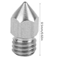 Miniatyrbillede 4 af 8: 10 stk 3D-printerdyse sæt Sølv Holdbar til MK8 Ekstruder Rustfrit Stål Tilbehør 0,5 mm