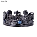 Miniatyrbillede 2 af 5: Royal King Knight Crown Ring til mænd