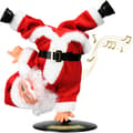 Dansande tomte, roterande tomtedocka julleksak, ZQKLA