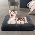 Miniatyrbillede 5 af 6: Pludset firkantet hundekasse kattemåtte kæledyrsbur dyb sovende hund sofa seng kæledyrstilbehør