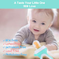 Miniatyrbild 3 av 8: Baby Fruktmatare Napp - Babymatare Färska Matar Napp Spädbarn Frukt Tandningsleksak, 1 Förpackning och 2 Nappklämmor