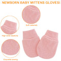 Miniatyrbilde 3 av 5: 6 Par Newborn-votter Baby-hansker Toddler-votter Kløfri votter for babyer 0-6 måneder for gutter og jenter