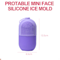 Miniatyrbilde 2 av 6: Gjenbrukbar kubeformet silikonform for isrull med børste for ansikts kald terapi ansiktsmassasje rulle (flerfarget)