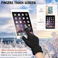 Miniatyrbilde 4 av 5: Vinter Touchscreen Hansker, Varme Strikkhansker Elastisk Mansjett, Vinterhansker