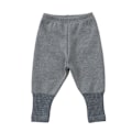 Miniatyrbillede 1 af 7: Babys ekstra tykke varme fleecebukser, babys efterårs- og vinterpels-splejsede leggings (grå)