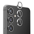Miniatyrbild 1 av 5: Silver Samsung S24+ Plus Kamera Linsskydd Transparent one size