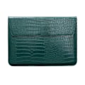 Miniatyrbillede 1 af 5: Krokodille-mønstret Kunstlæder Flap Style Taske, 13 tommer Laptop Stativ Sleeve Case, Laptop beskyttende etui