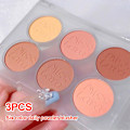 Miniatyrbillede 2 af 5: 3 stk. pudderrougepalette, kontur og highlight pudderrougepalette mat pudderrouge