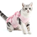 Miniatyrbild 1 av 5: 1 st tryckta modell katt kastrering/sterilisering dräkt Katt postoperativ dräkt avvänjningskläder Andningsbara husdjurskläder